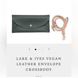 Lark & Ives Vegan Leather Crossbody Envelope
